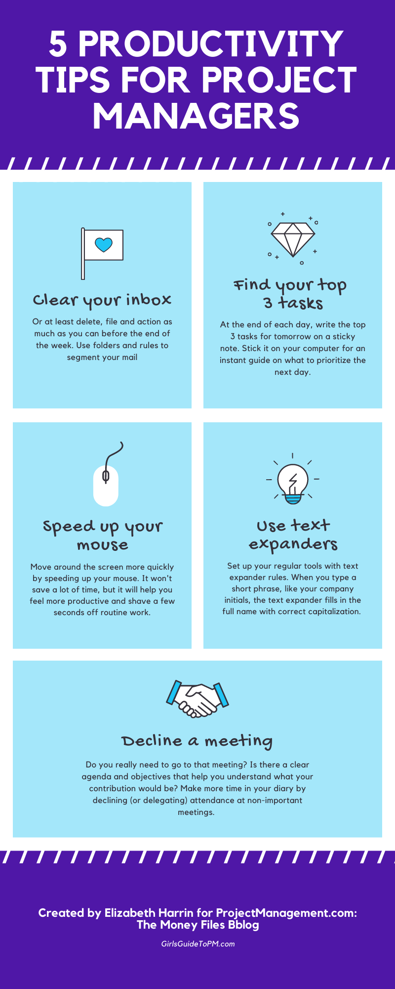 productivity tips infographic